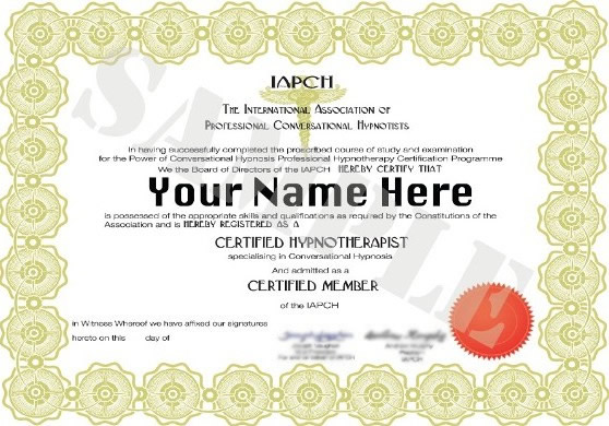 IAPCH Certification